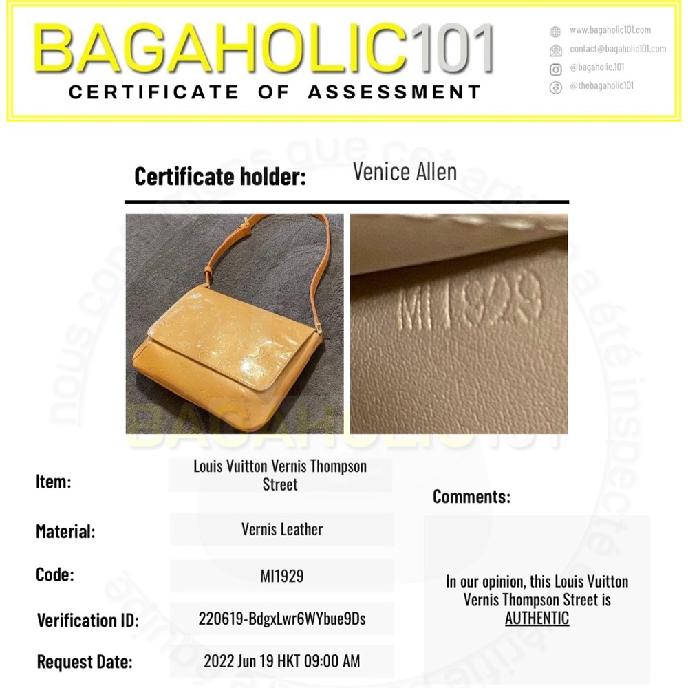 LOUIS VUITTON Thompson Street AUTHENTIC Bag - Picture 15 of 15